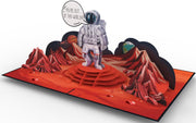 Astronaut on Mars Pop Up Card