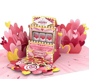 Valentine's Jackpot Pop Up Card