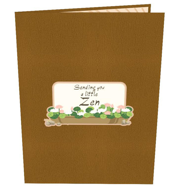 Japanese Zen Garden Pop Up Card